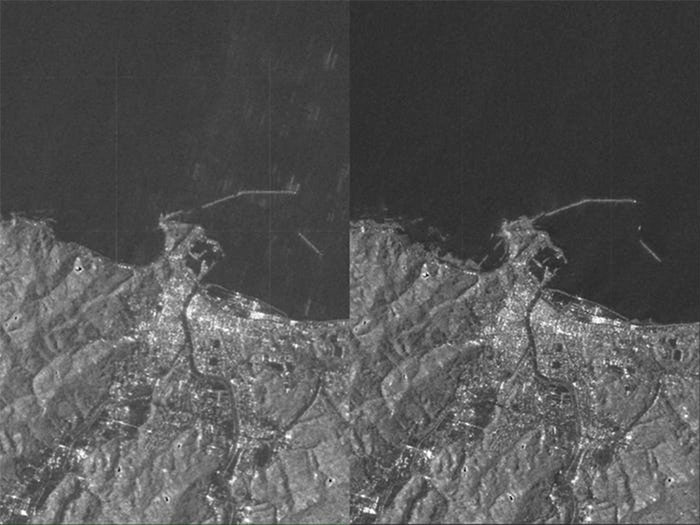 Bán đảo Noto, Nhật Bản. (Ảnh: JAXA).