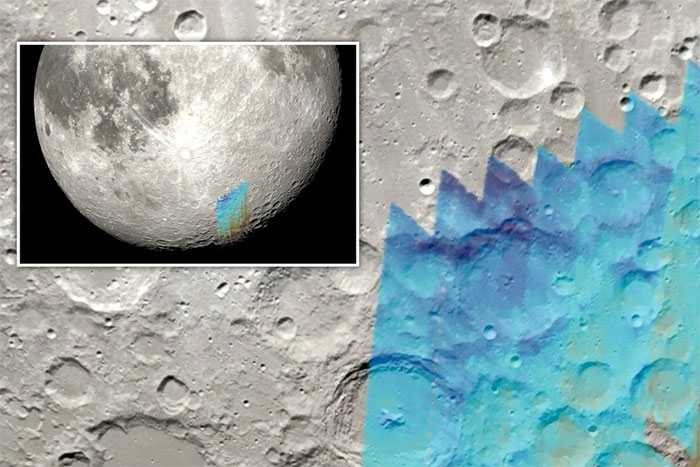 Mặt trăng có thể đã từng chứa rất nhiều nước. (Ảnh minh họa: NASA).