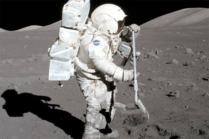 Sứ mệnh cuối cùng có sự tham gia của phi hành đoàn tới Mặt trăng là Apollo 17, đã kết thúc từ năm 1972. (Ảnh: NASA).