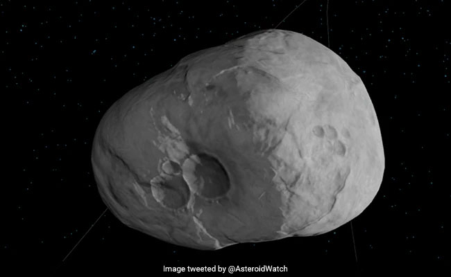 Ảnh Hình ảnh thiên thể ghi lại bởi hệ thống AsteroidWatch. (Ảnh: Twitter/NASA).